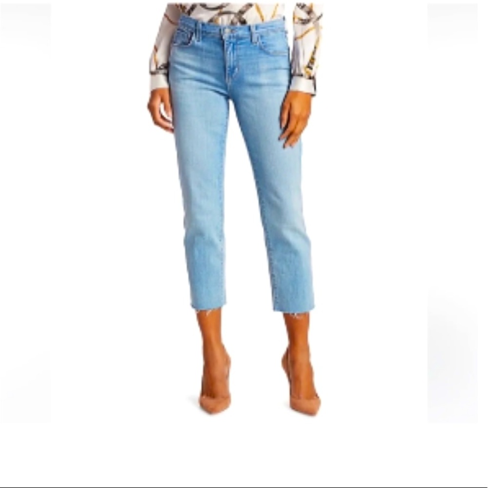 L’AGENCE Jeans Sada High Rise Crop Slim Size 30 Bellevue